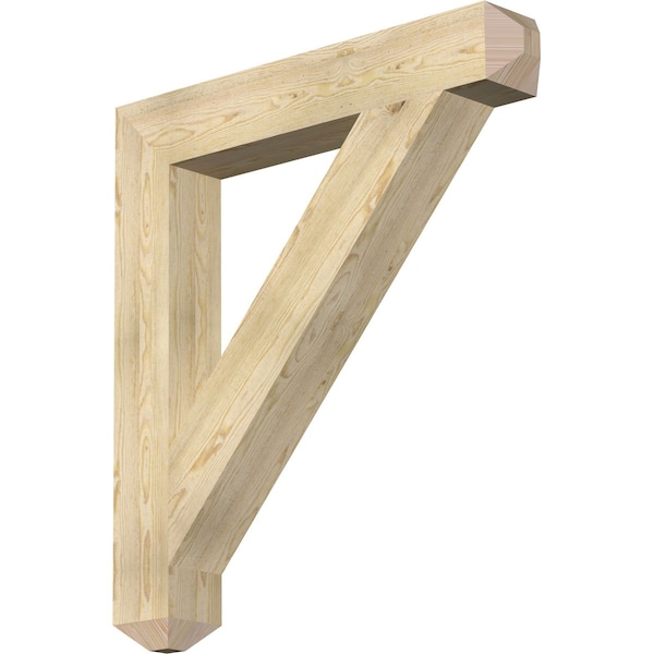 Ekena Millwork Traditional Craftsman Rough Sawn Bracket, Douglas Fir, 6"W x 40"D x 44"H BKT06X40X44TRA04RDF - main